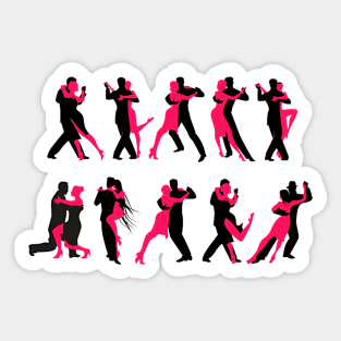 Ballroom Couples Sticker